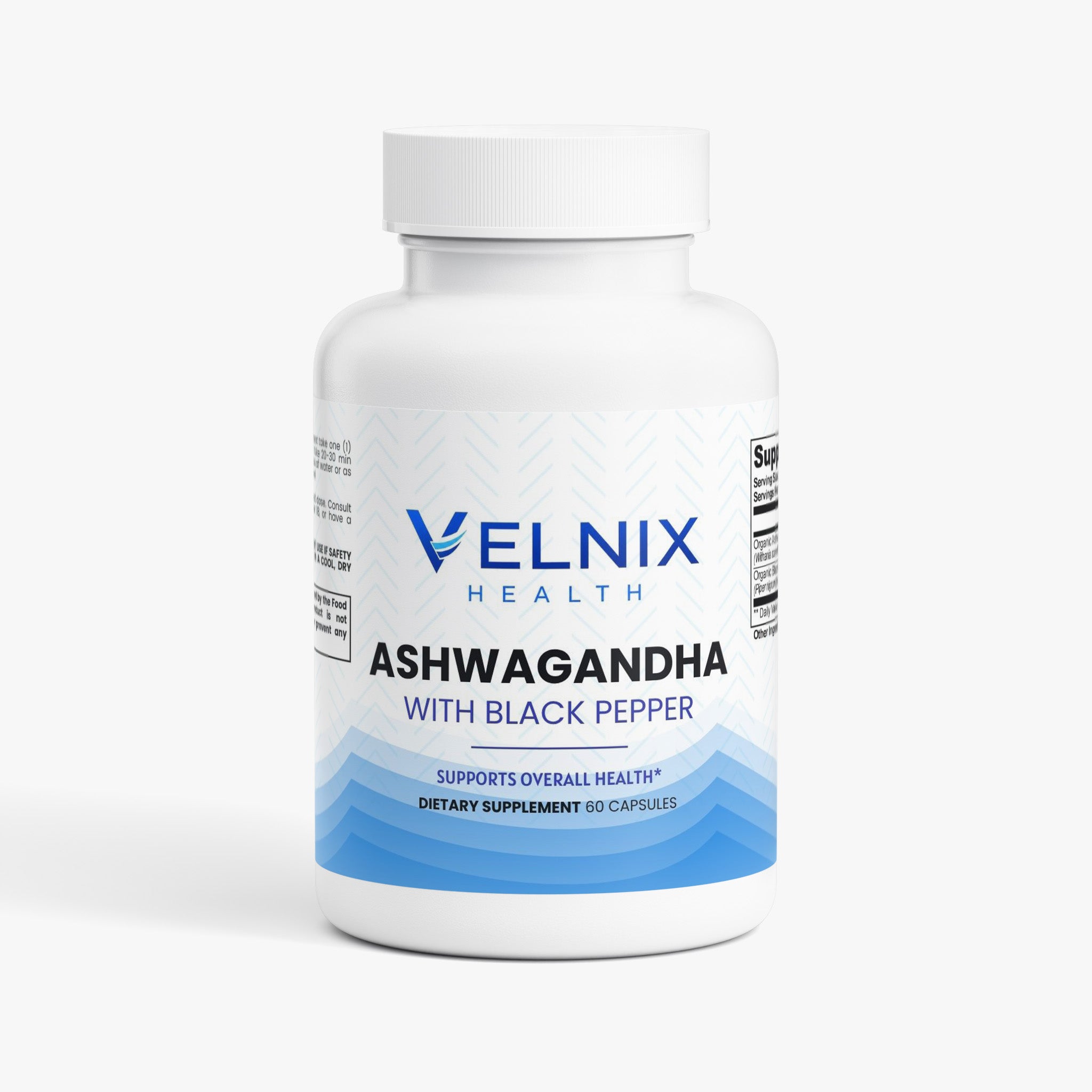 Velnix Health Ashwagandha with Black Pepper
